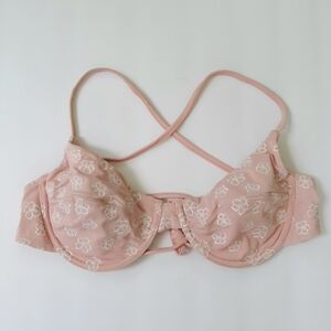 For Love And Lemons Embroidered Bikini Top